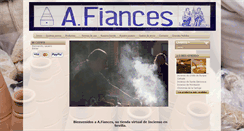 Desktop Screenshot of inciensosafiances.com